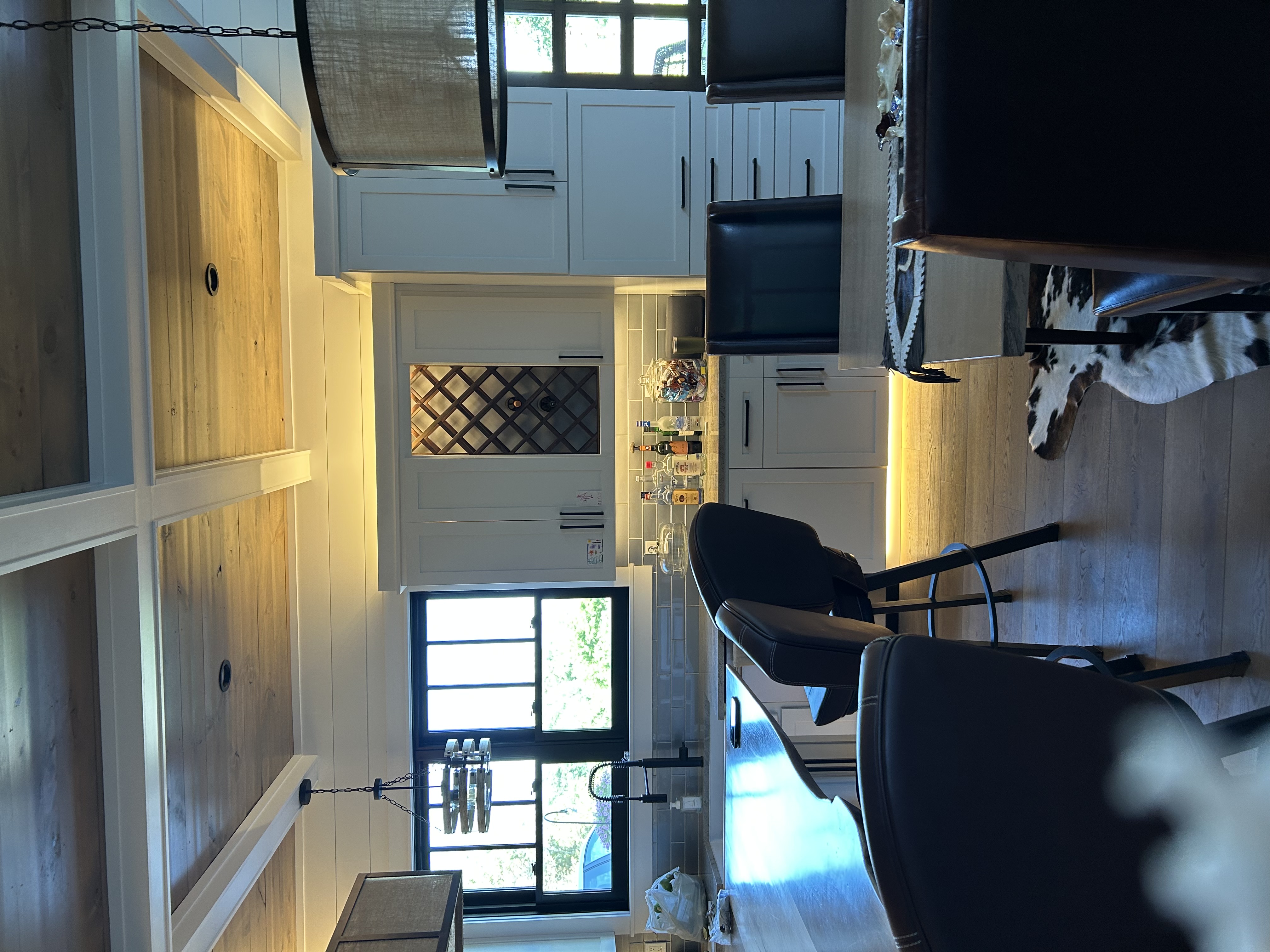 Custom kitchen cabinetry with trey ceilings — Up North Hand Crafted Cabinetry